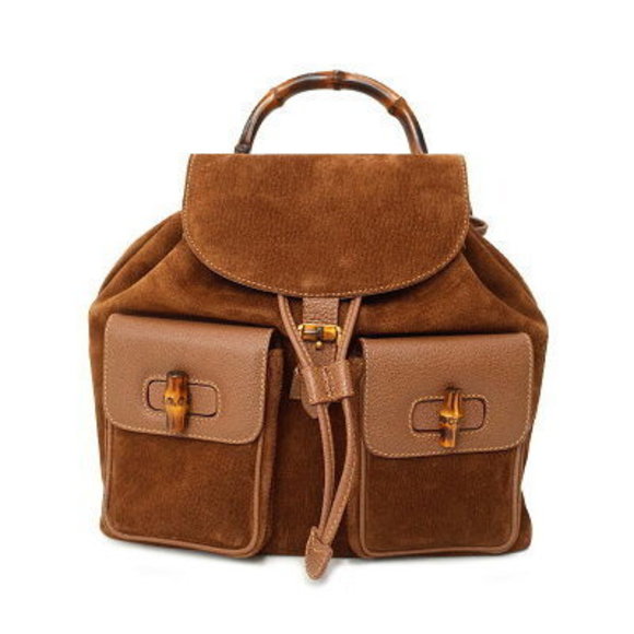 Gucci Handbags - Gucci Bamboo Backpack